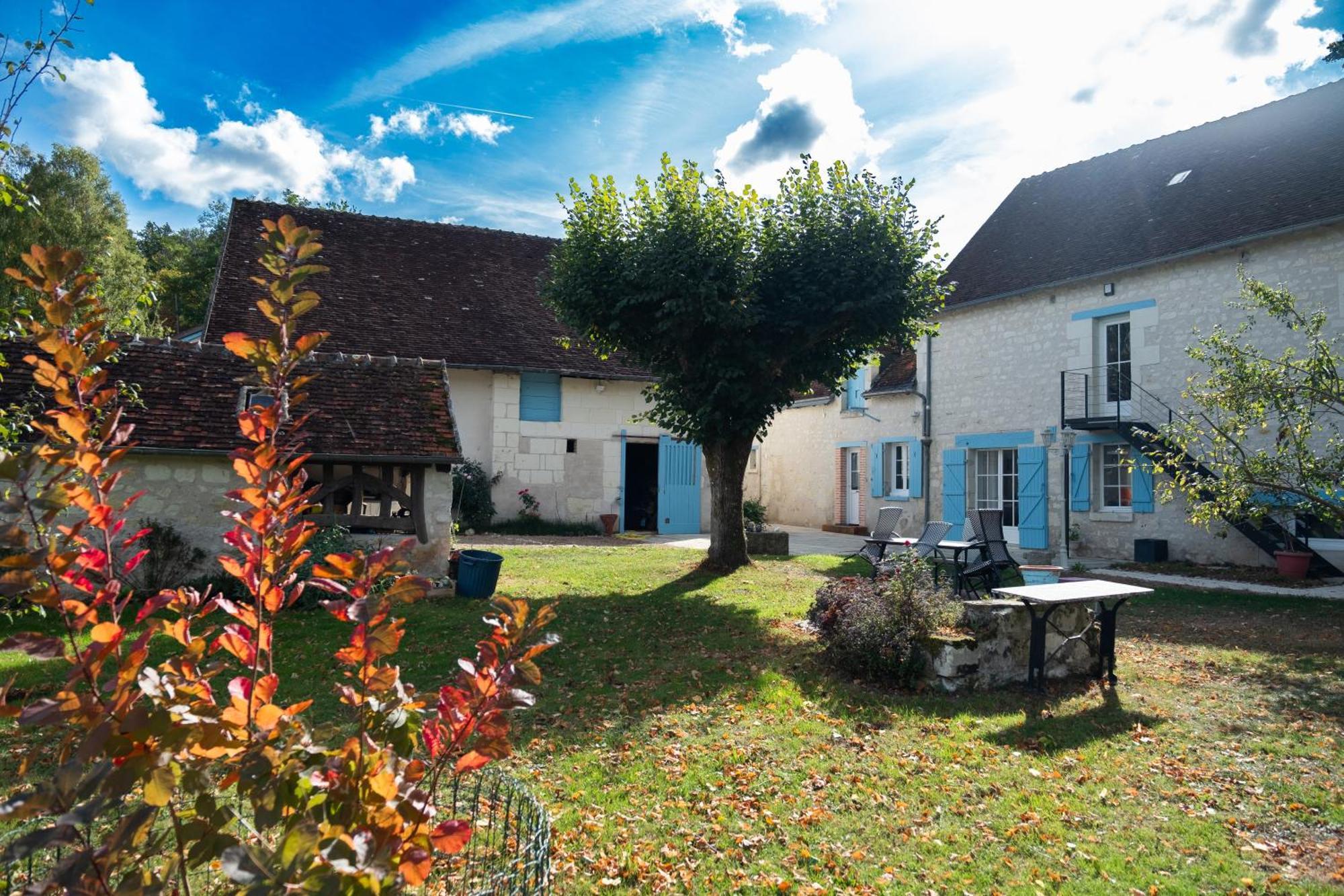 Le Moulin Bleu Bed & Breakfast Seigy Eksteriør bilde