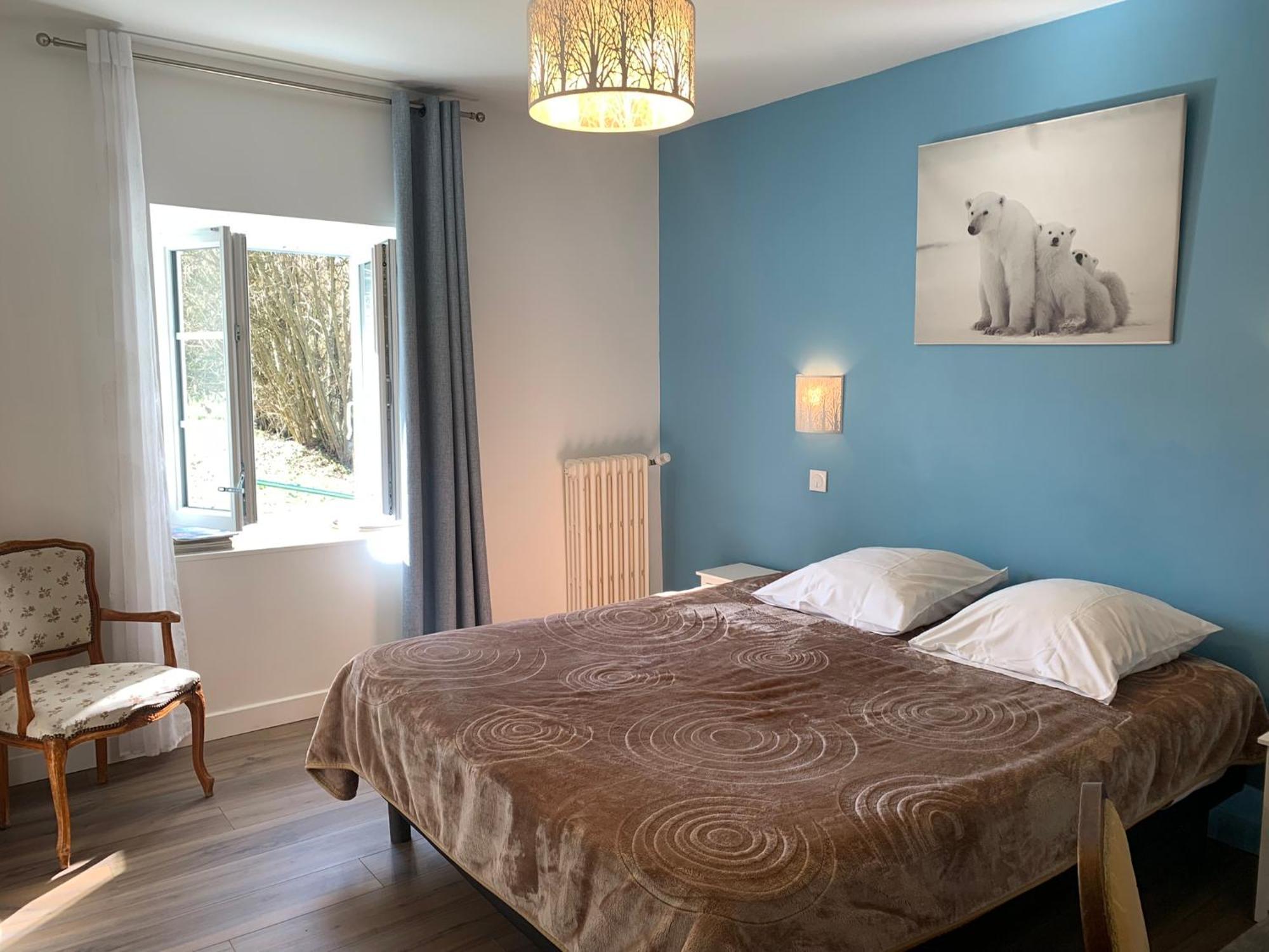 Le Moulin Bleu Bed & Breakfast Seigy Eksteriør bilde
